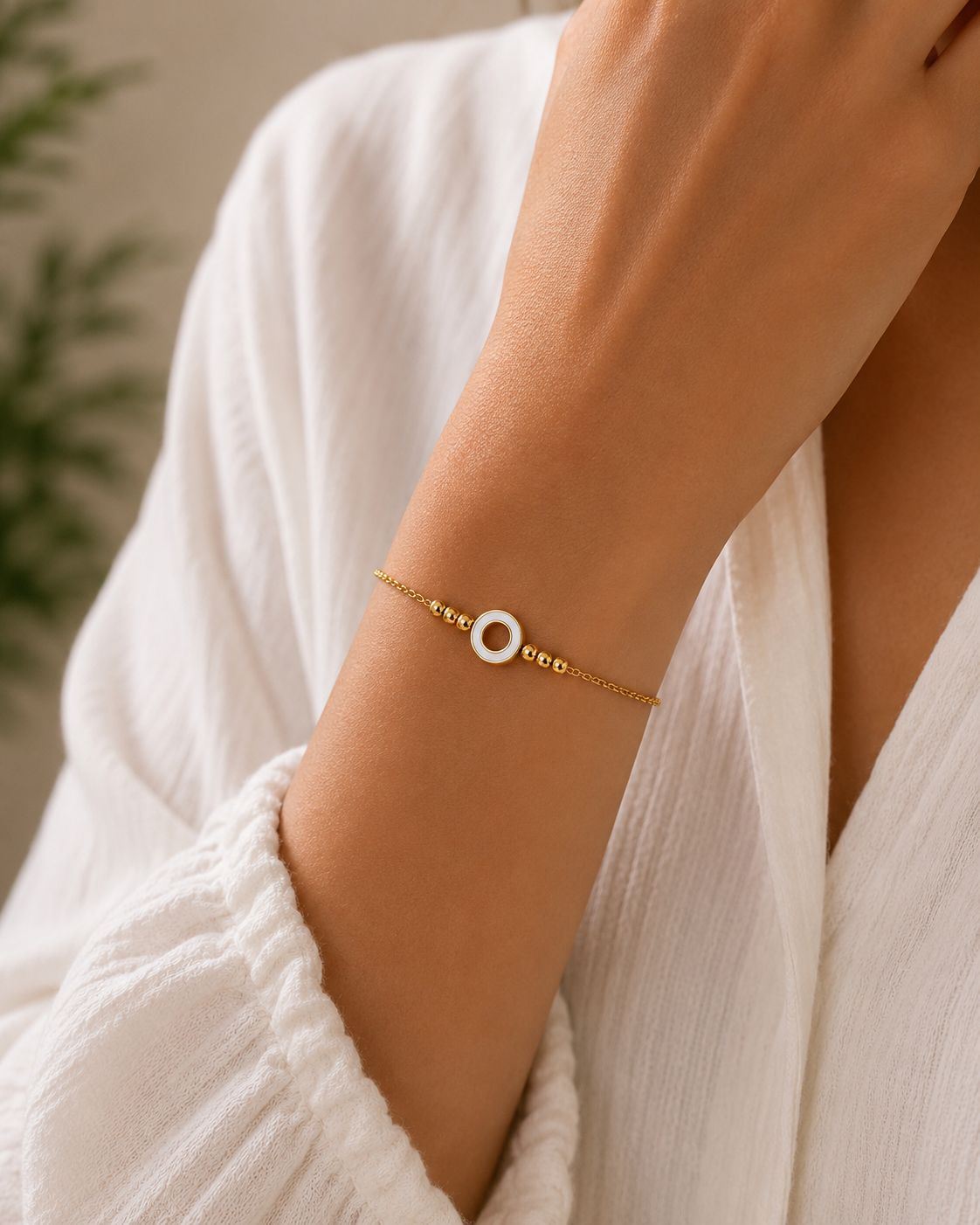 Circle Enamel Bracelet