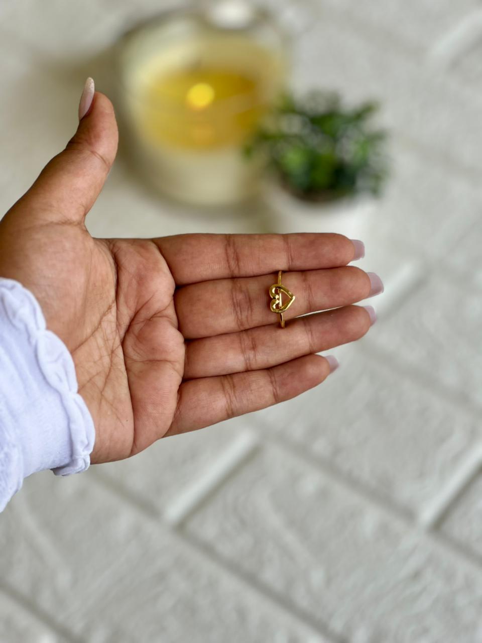 Double Heart Ring - Premium