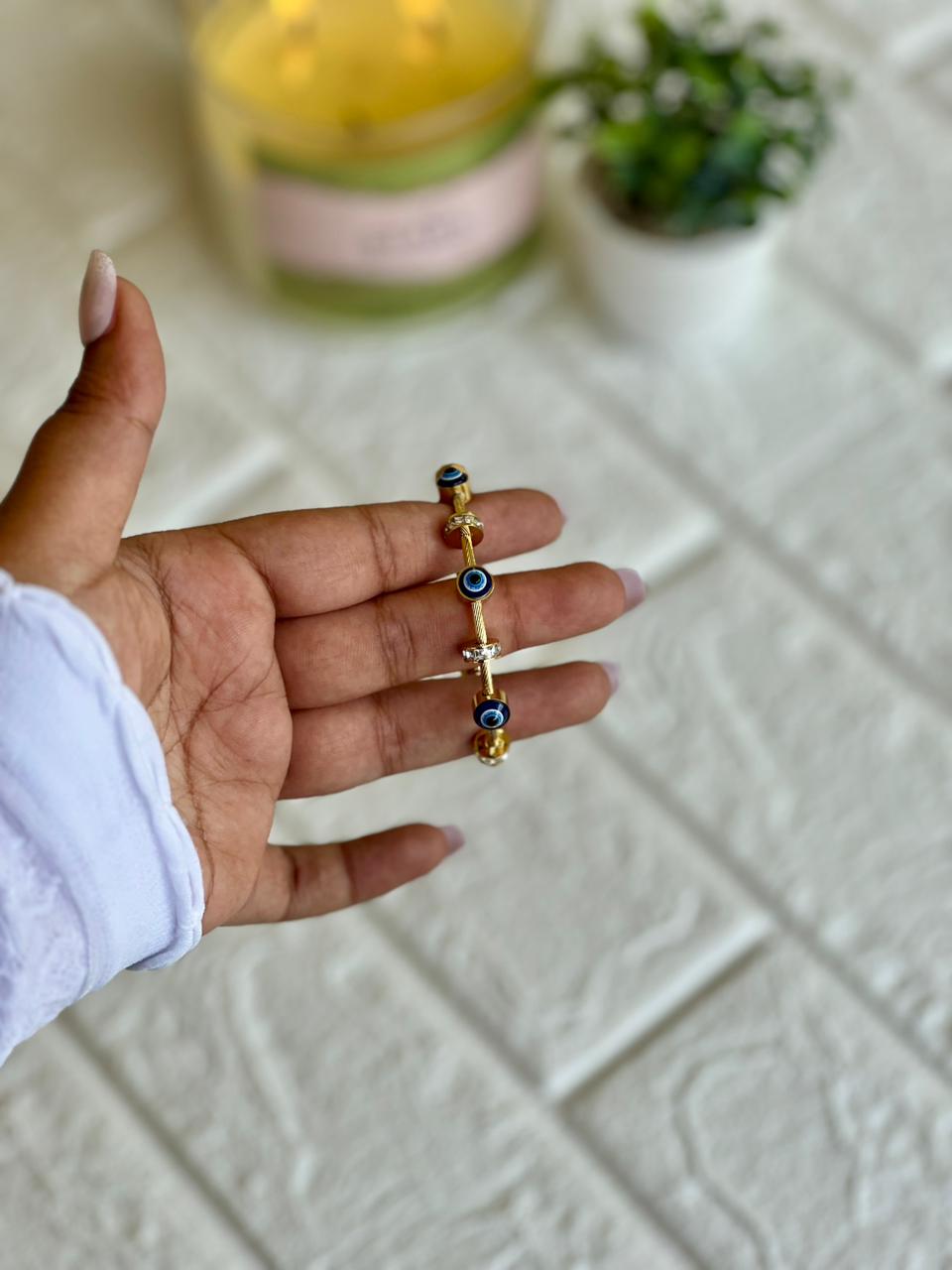 Evil Eye Charm Kada - Baby Size