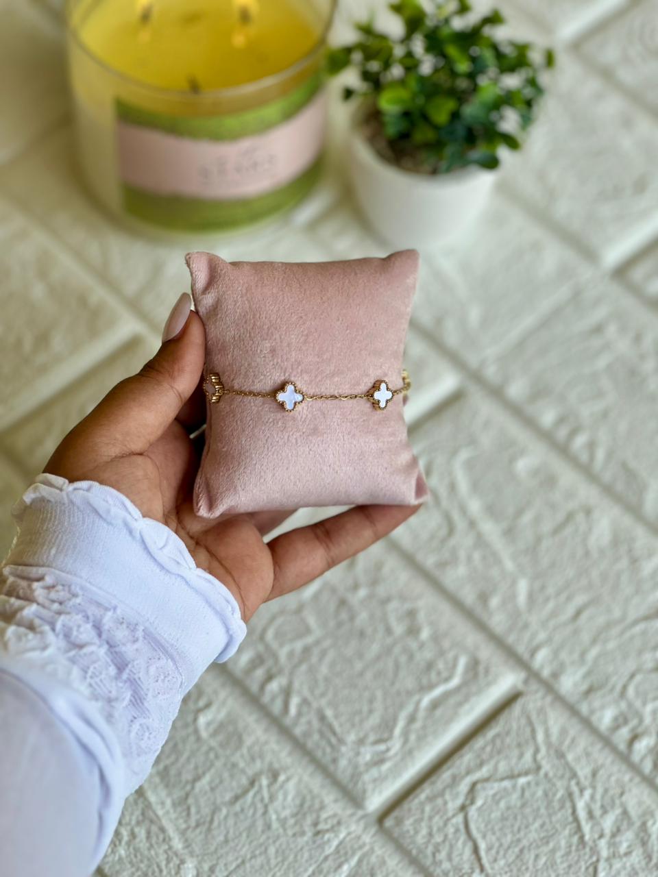 White Clover Bracelet
