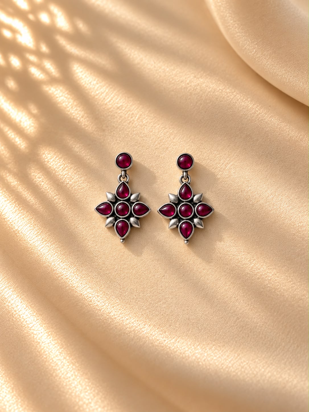 Ruby Royale Earrings