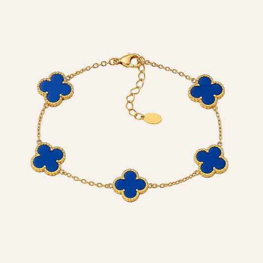 Blue Clover Bracelet