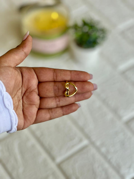 Heart Shape Ring - Gold