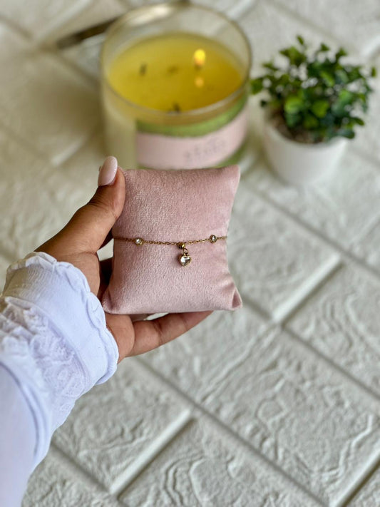 Heart Drop Bracelet
