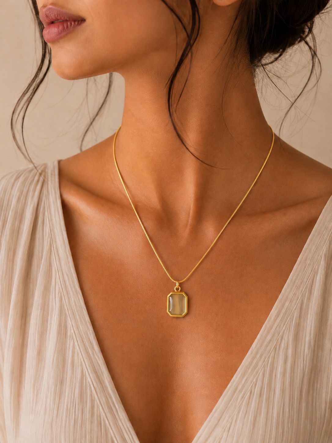 Ivory Pendant Necklace