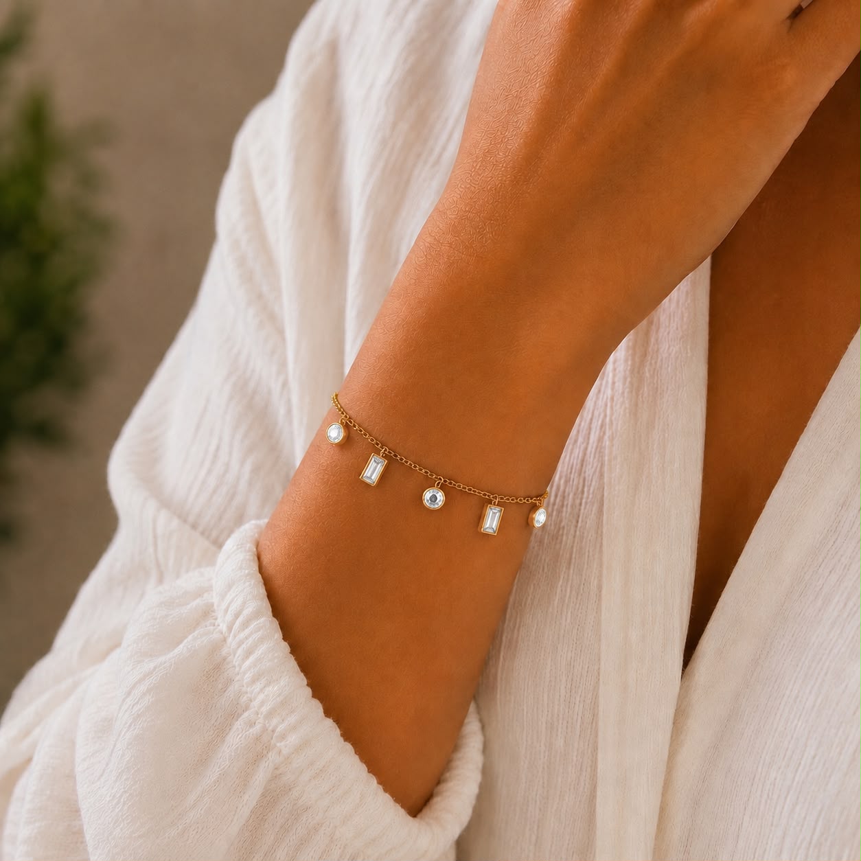 Crystal Drop Bracelet