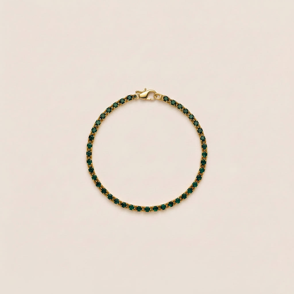 Emerald Tennis Bracelet