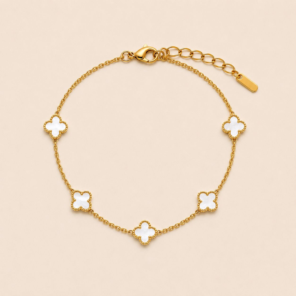 White Clover Bracelet