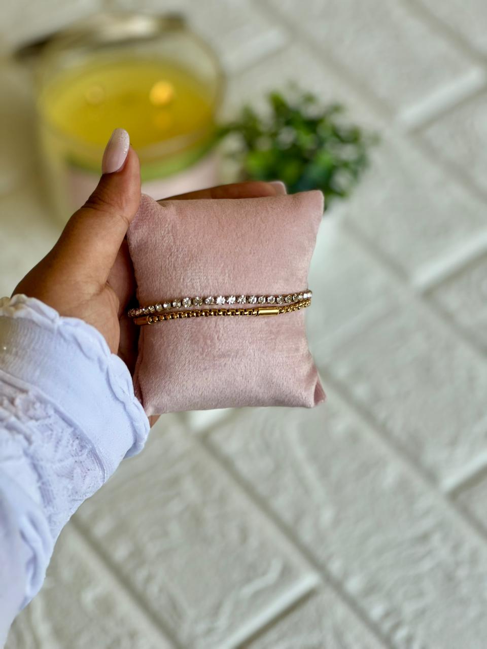 Tennis Double Layered Bracelet