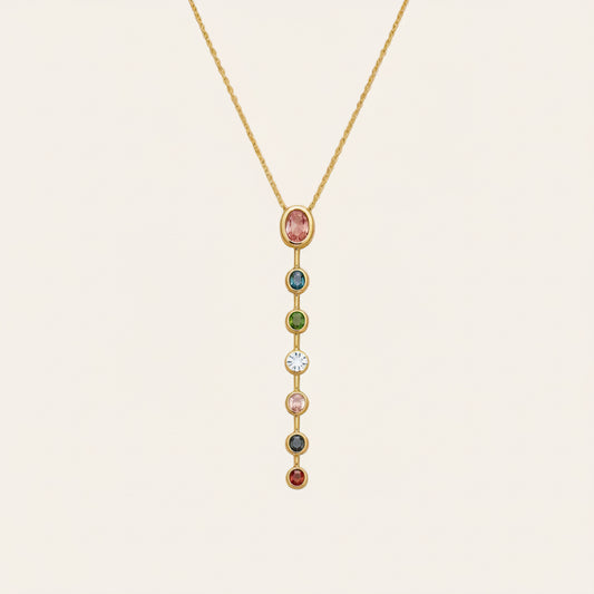 Imperial Gem Drop Necklace