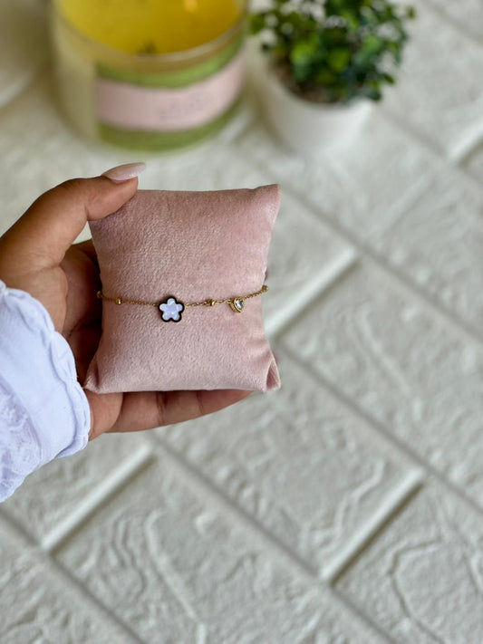 Flower Charm Bracelet